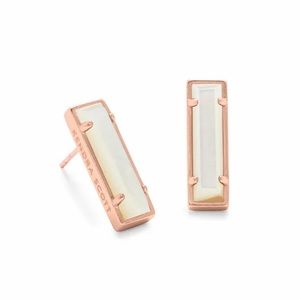 Kendra Scott Lady Stud Earrings Rose Gold
